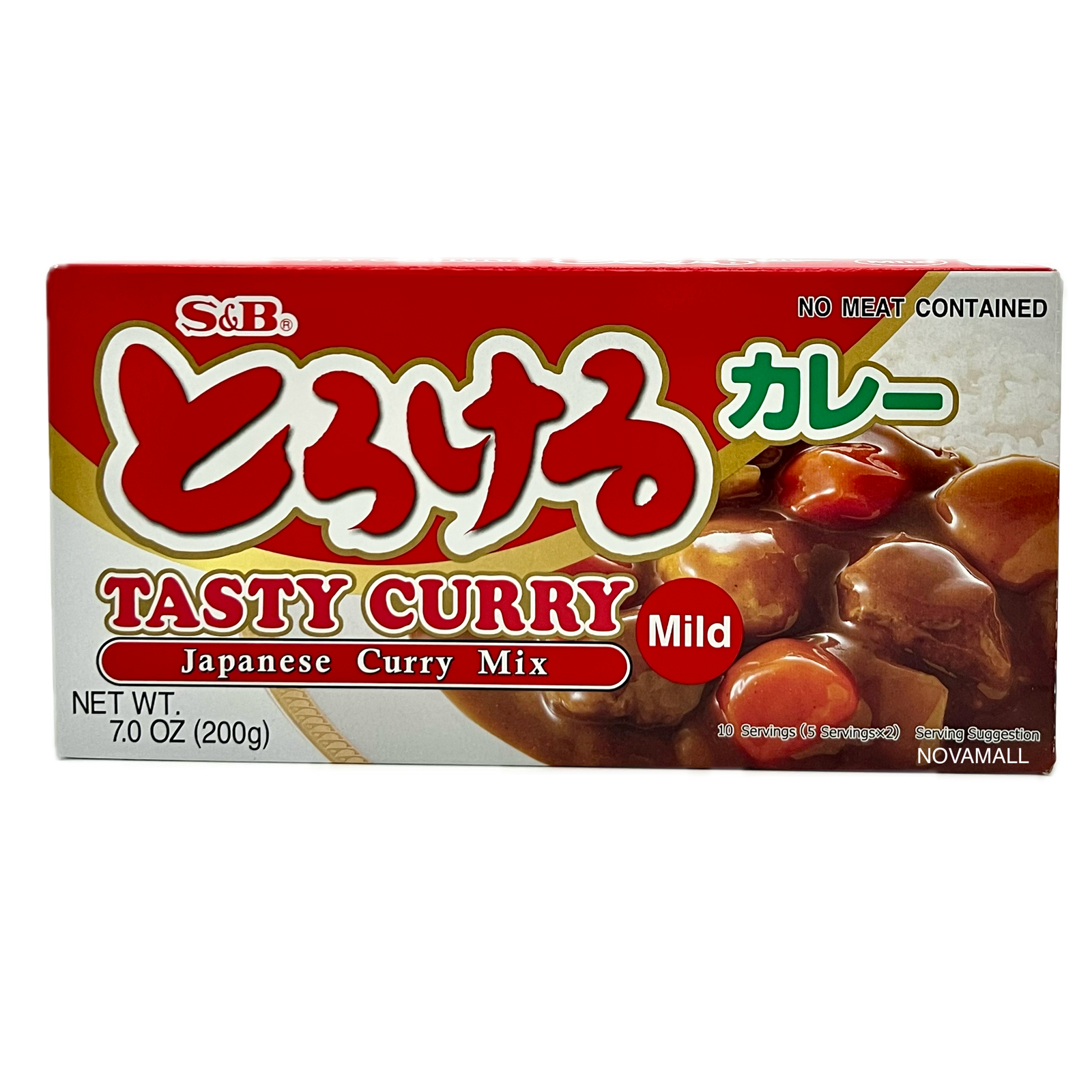 S&B Torokeru Japanese Mix Curry Mild Hot 200g (10 Servings)
