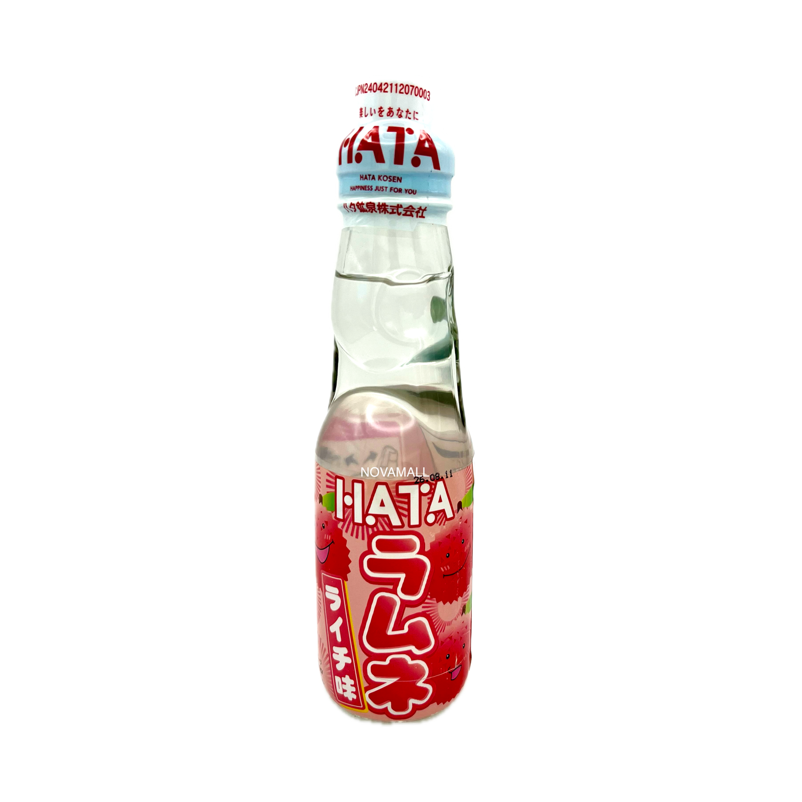 Hata Kosen Ramune Lychee Bottle Drink ラムネ ライチ味 200ml