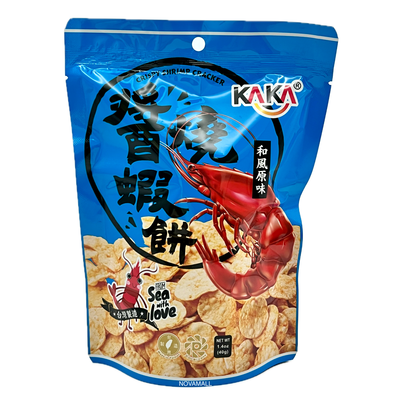 KAKA BBQ Potato Chips-Shrimp Classic 40g