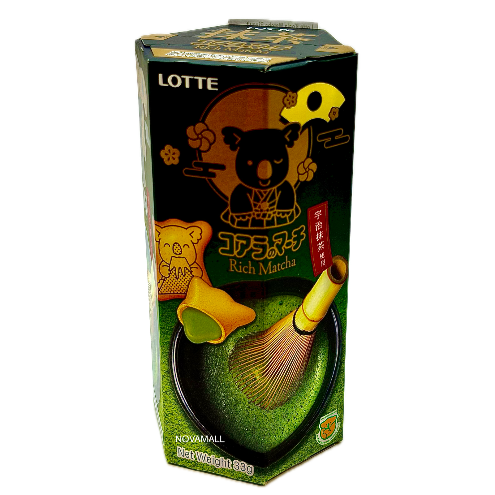 LOTTE Koala's March Biscuit Matcha Flavour 33g