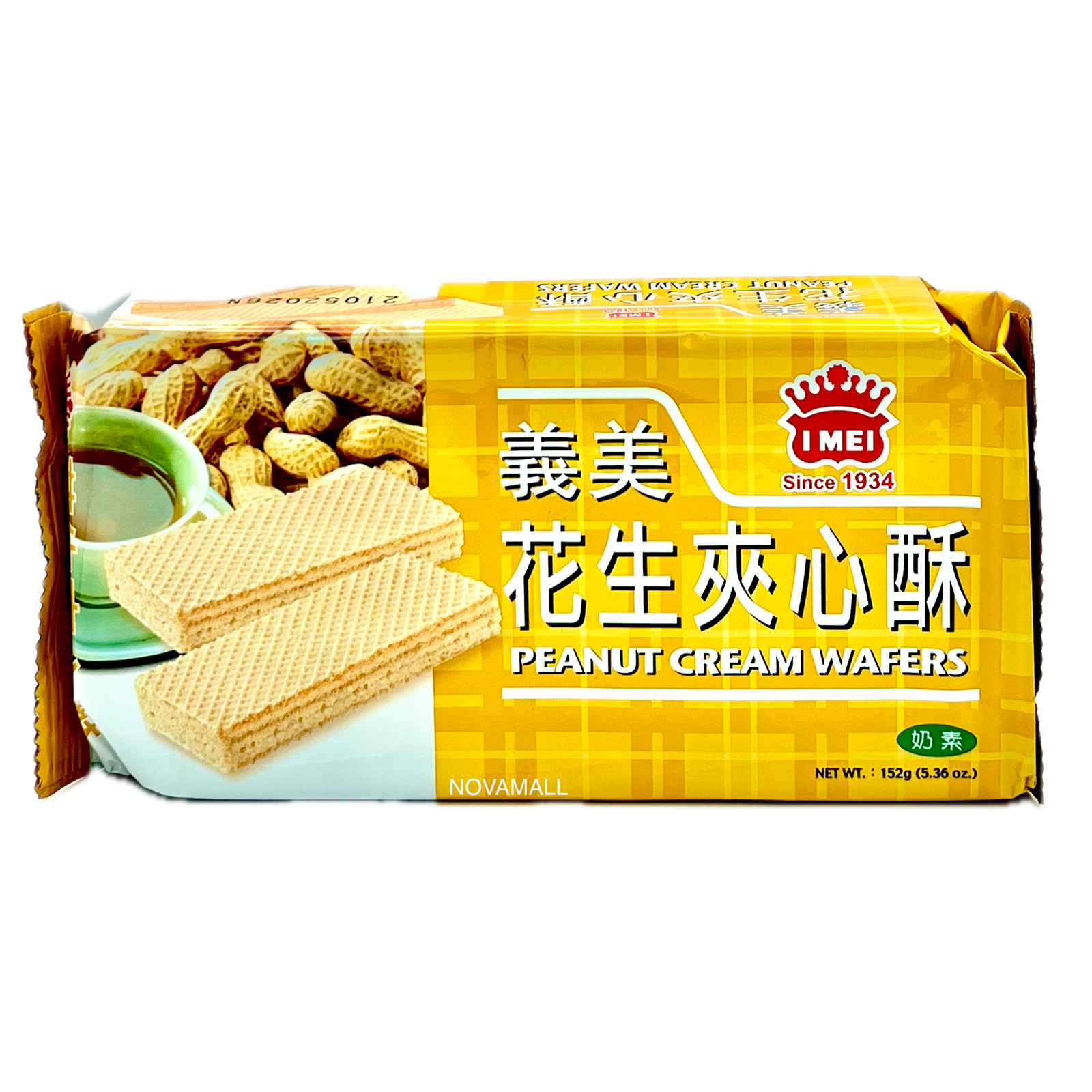 IMEI Cream Wafer Peanut Flavour 152g