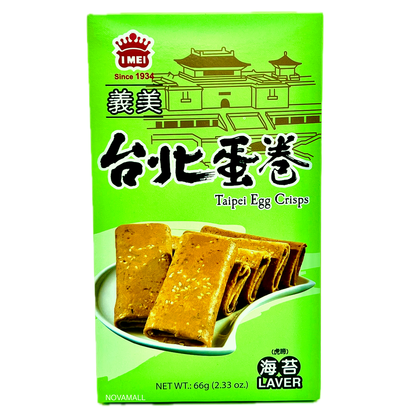 IMEI Taipei Egg Crips Laver Flavour 66g