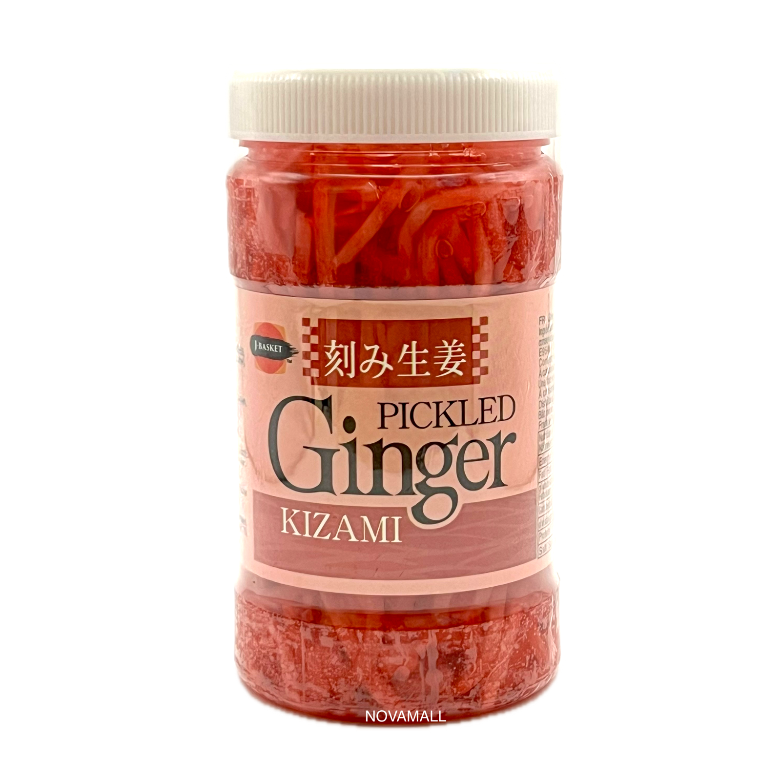 J-Basket Pickled Kizami Shredded Ginger わがや 刻み生姜ボトル 340g (DW 200g)