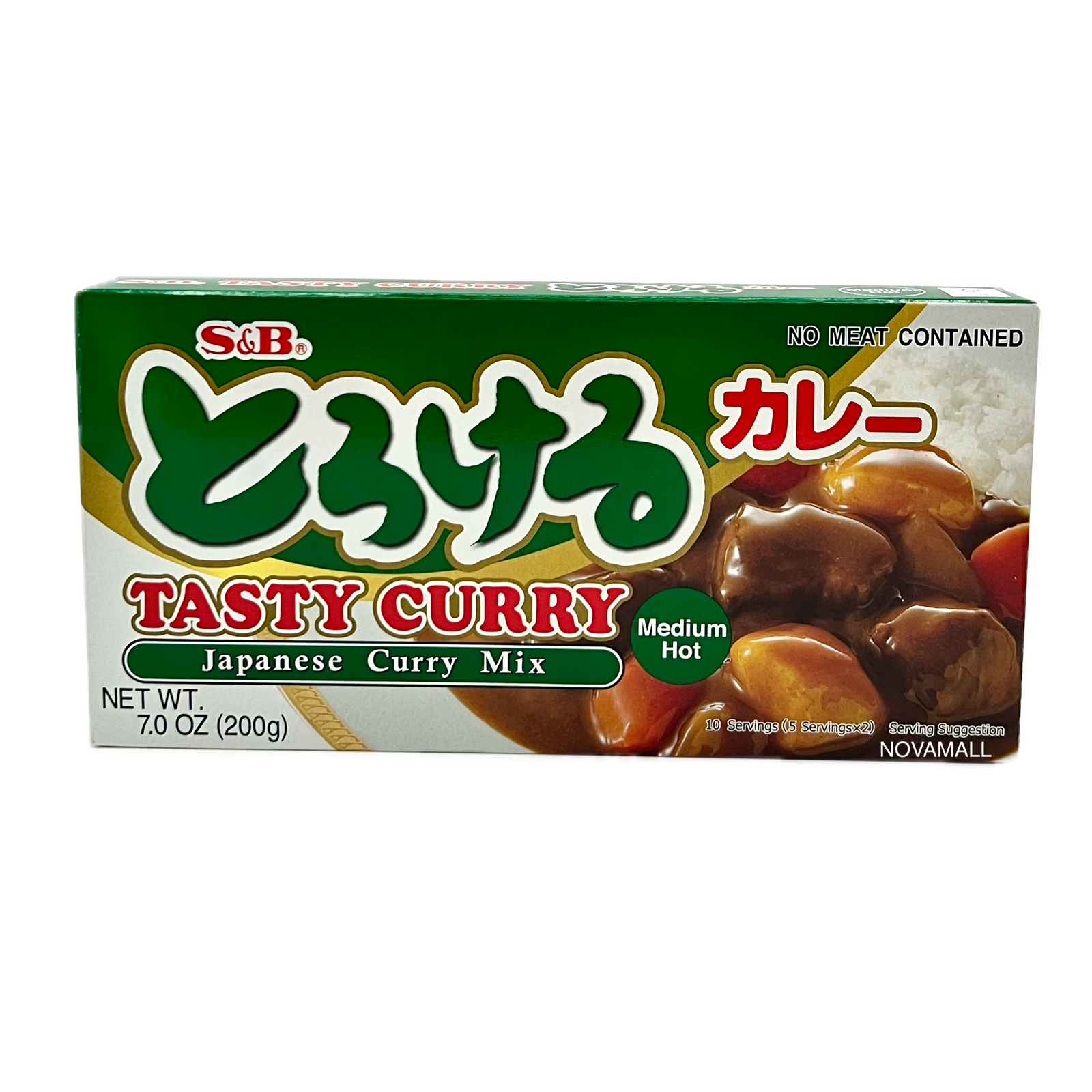 S&B Torokeru Japanese Mix Curry Medium Hot 200g (10 Servings)
