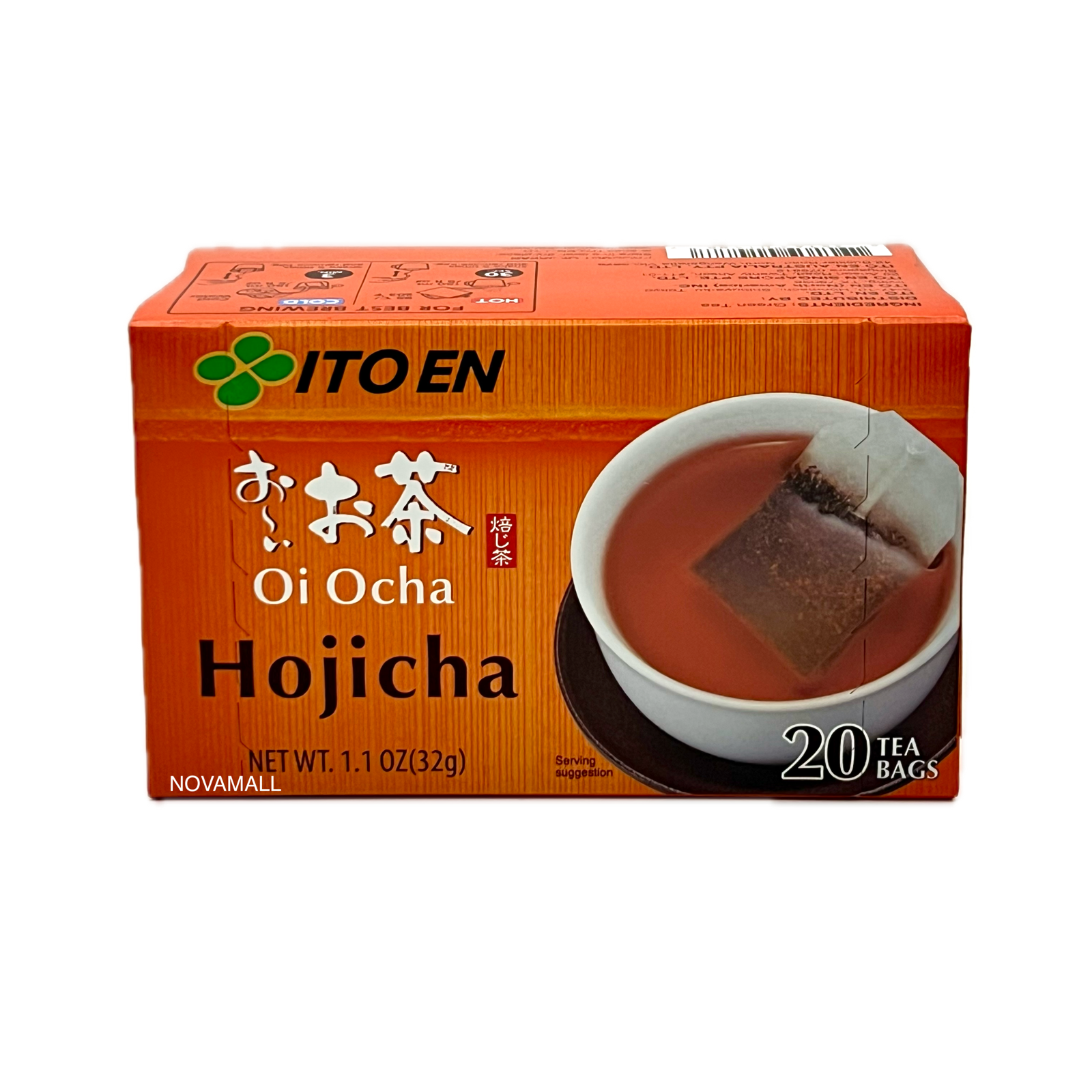 ITO EN Oi Ocha Hojicha Roasted Green Tea 伊藤園 ティーバッグ 32g (20 Bags)