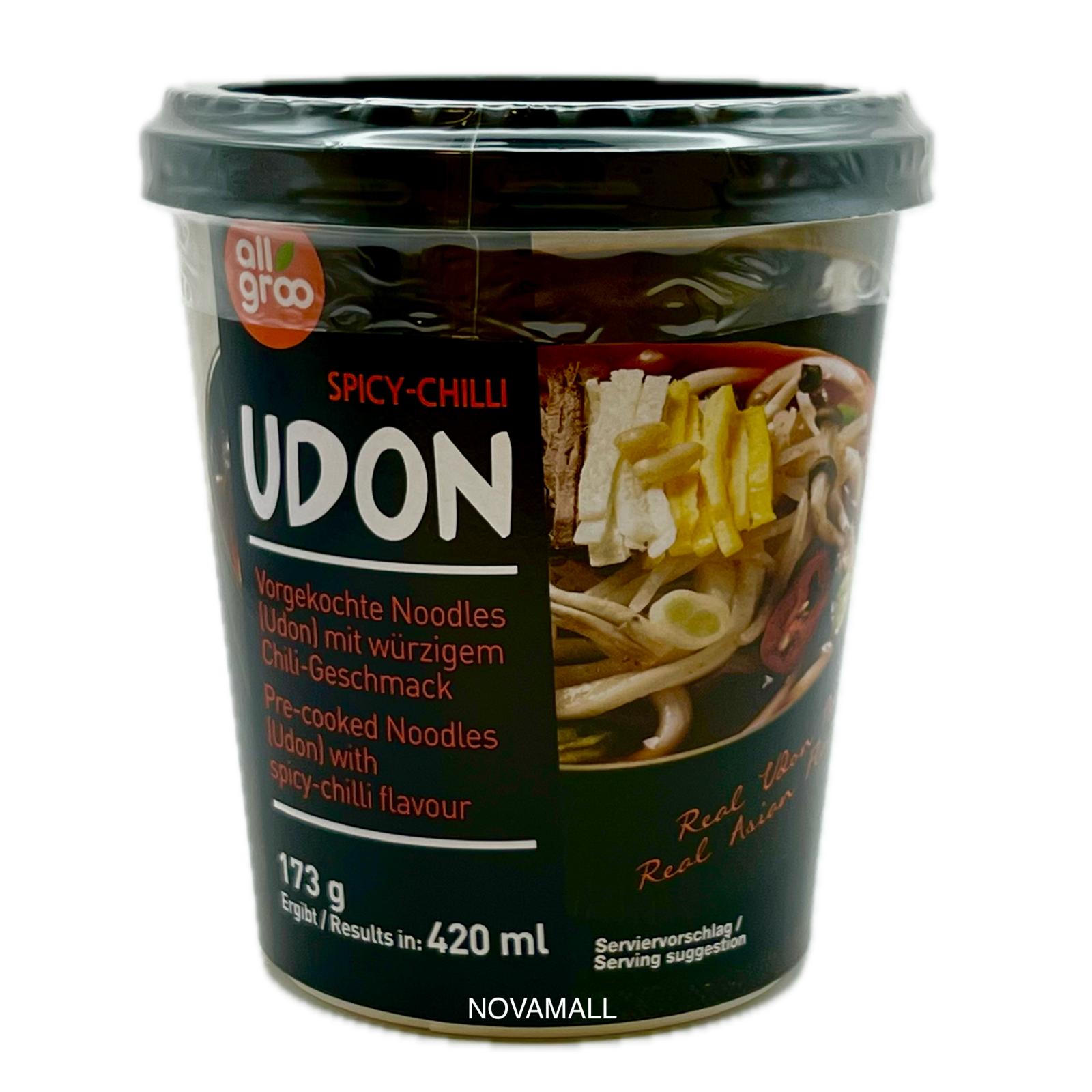 Allgroo Spicy Chilli Udon 칠리 우동 173g