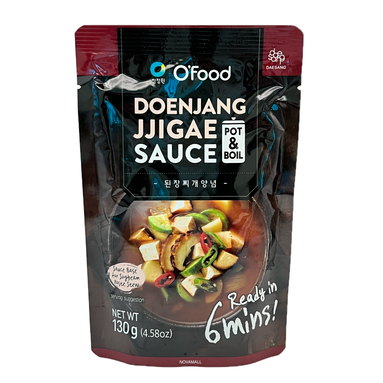 O'Food Daenjang Stew Sauce 오푸드 고메레서피 된장찌개양념 130g