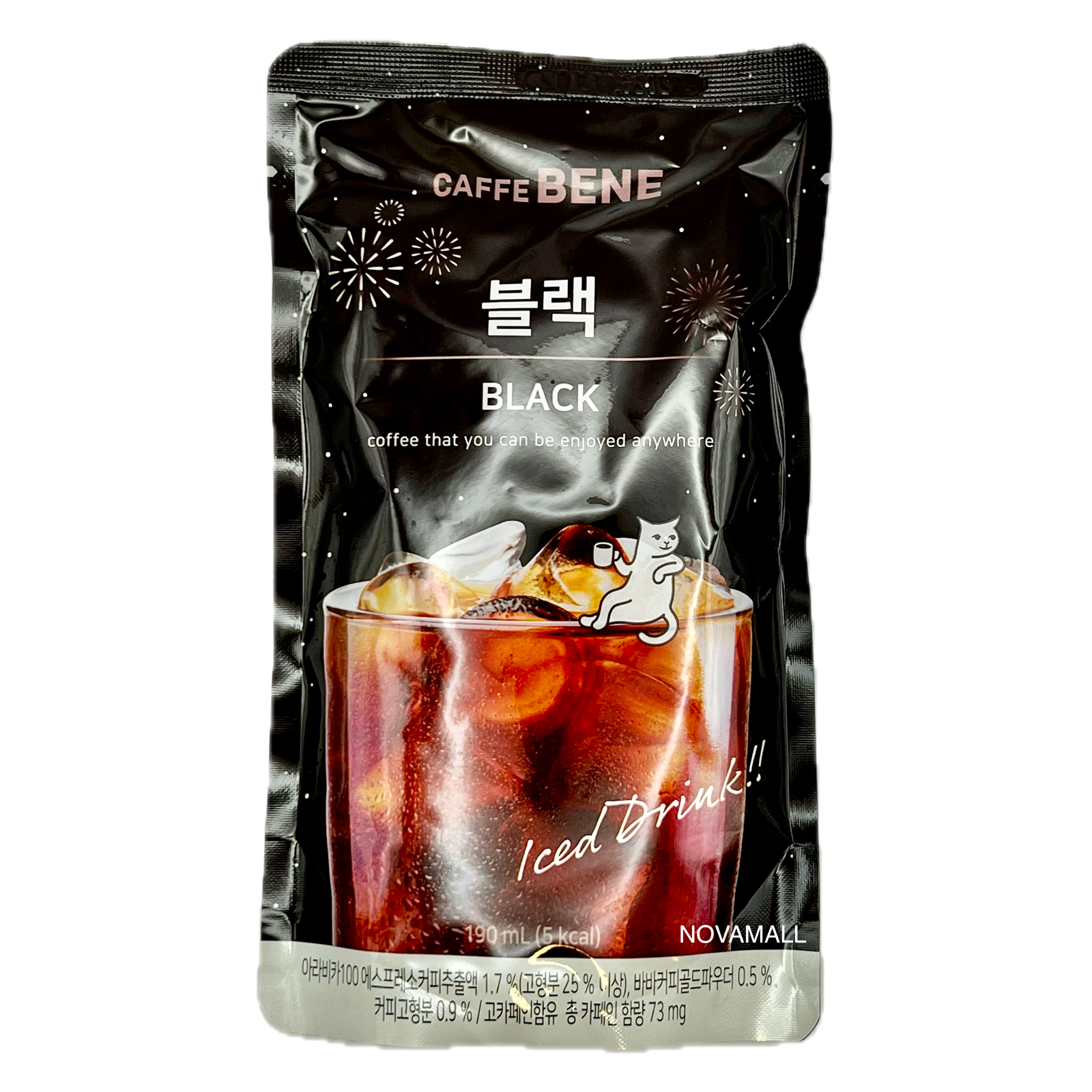 Caffebene Black Coffee Pouch 블랙 커피 (파우치) 190mL