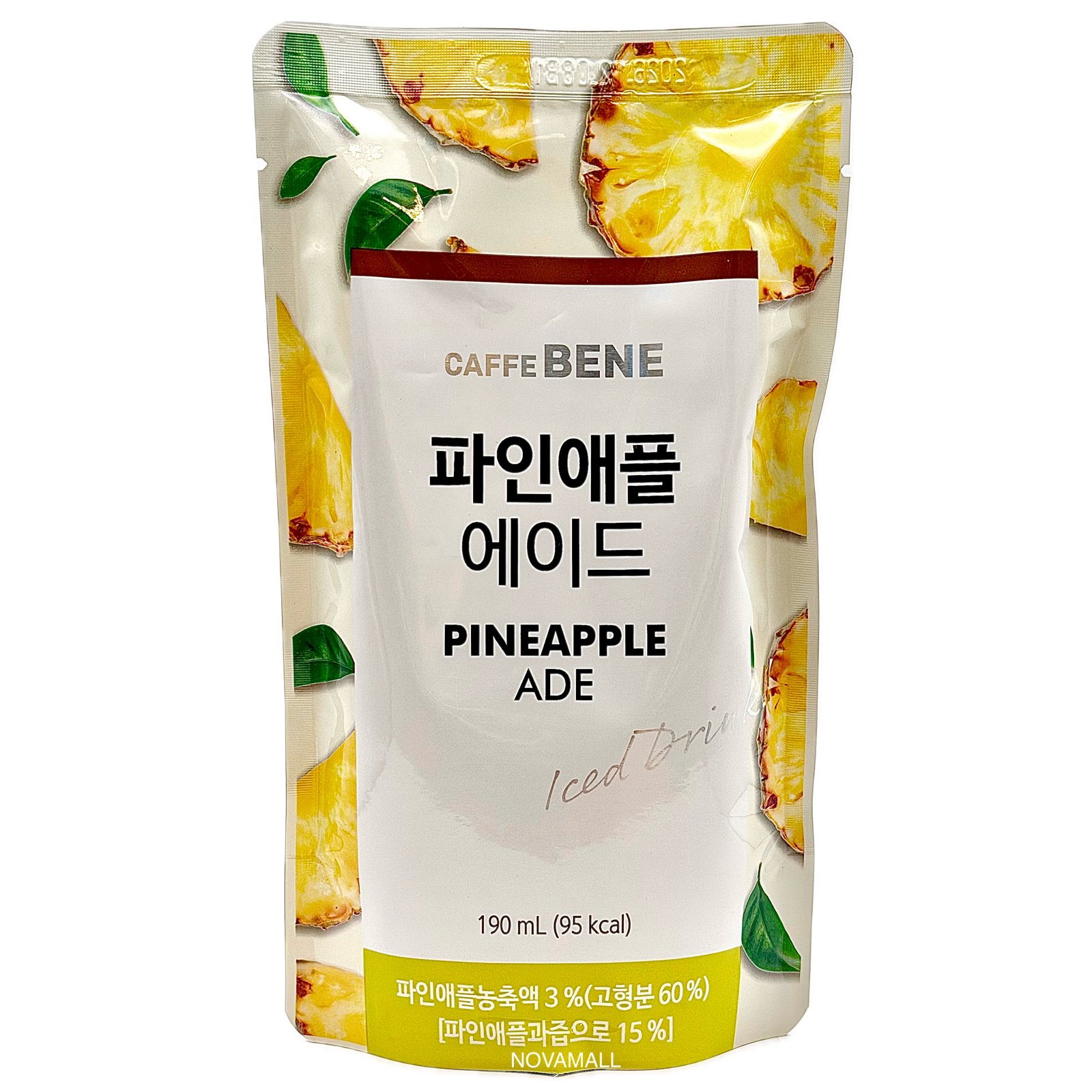 Caffebene Pineapple Ade Pouch 190ml