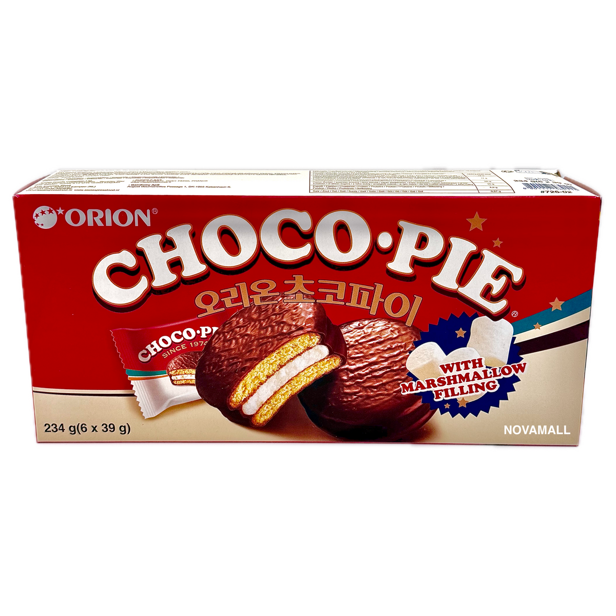 ORION Choco Pie 오리온 초코파이 39g x 6