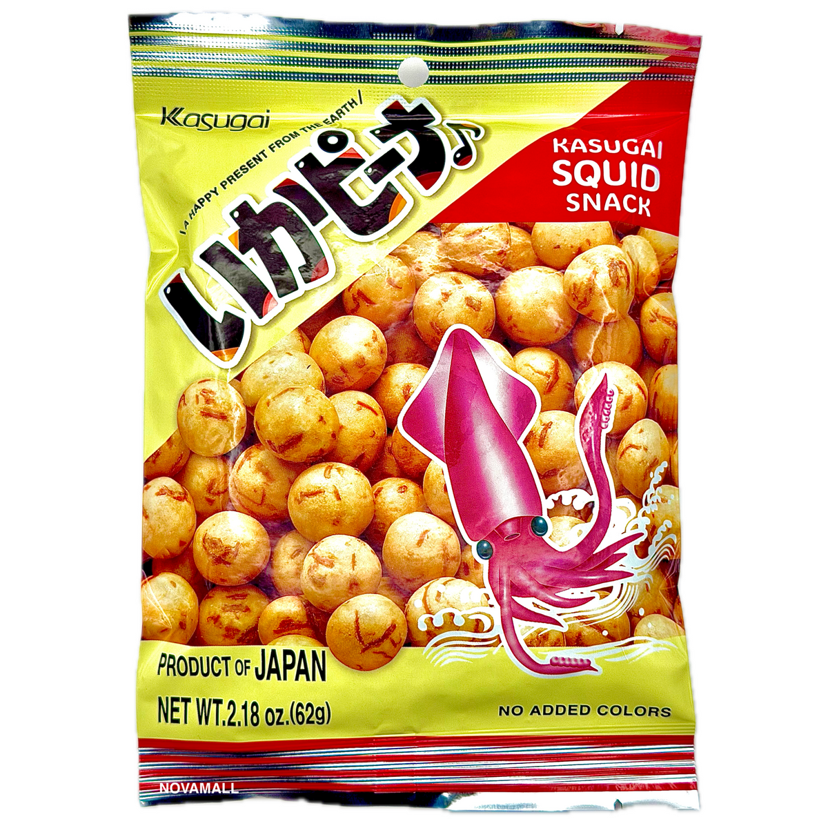 Kasugai Ika Peana Seasoned Peanut Snack 62g