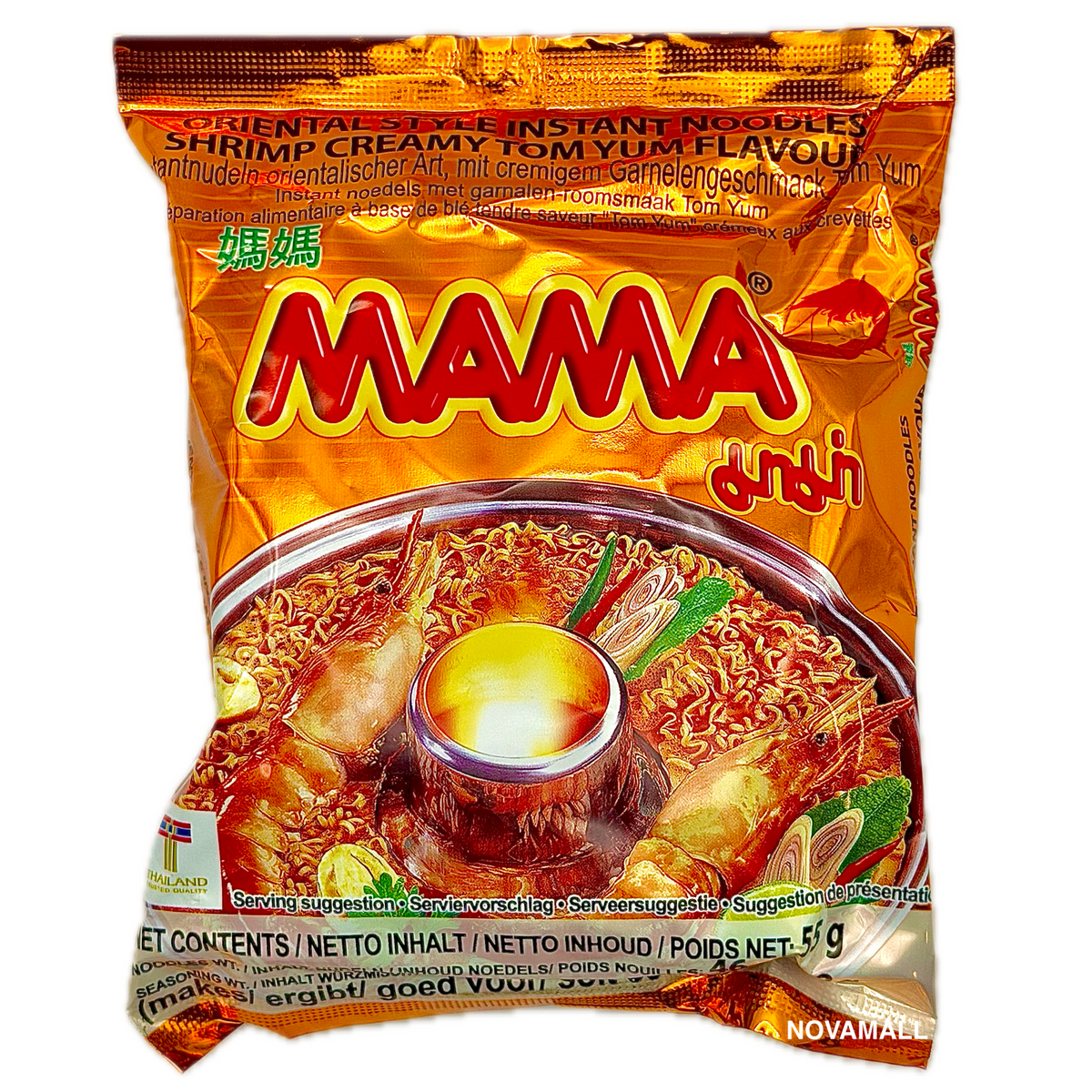 媽媽 冬蔭濃湯蝦麵 55g