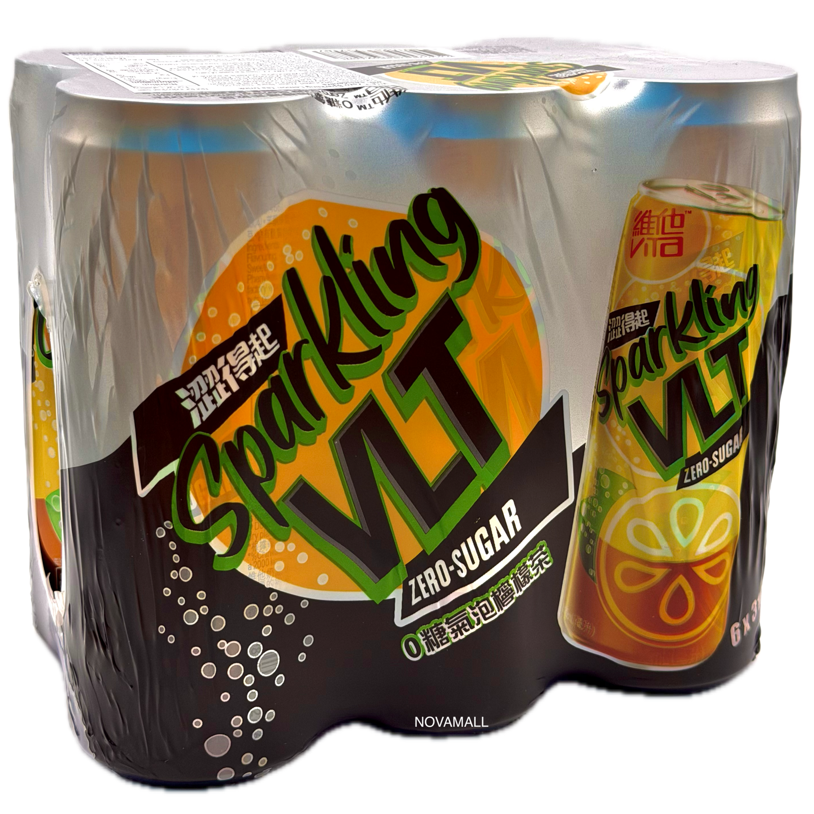 Vita Zero Sugar Sparkling Lemon Tea 310mL x 6