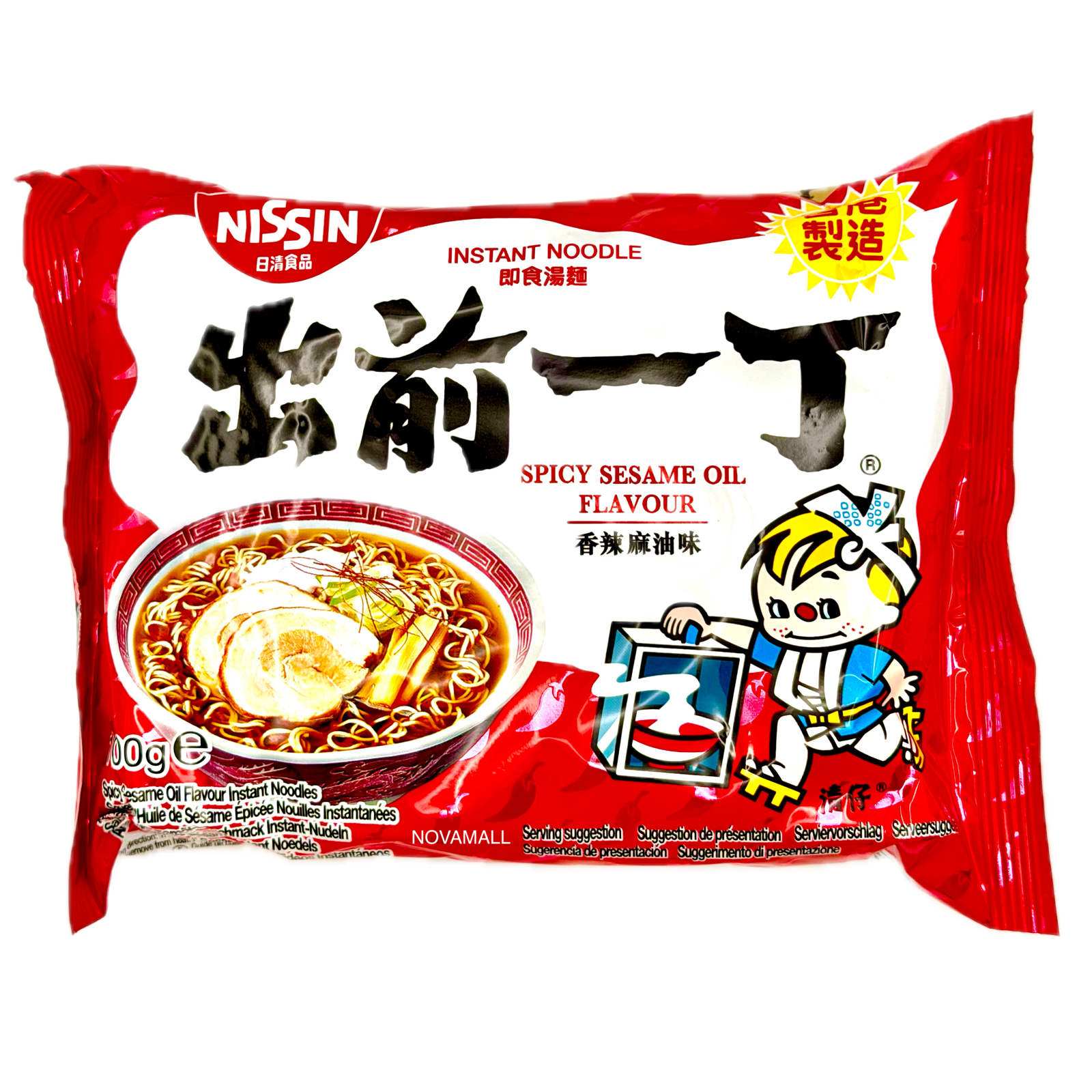 Nissin Demae Instant Noodle Spicy Sesame Oil Flavour 100g