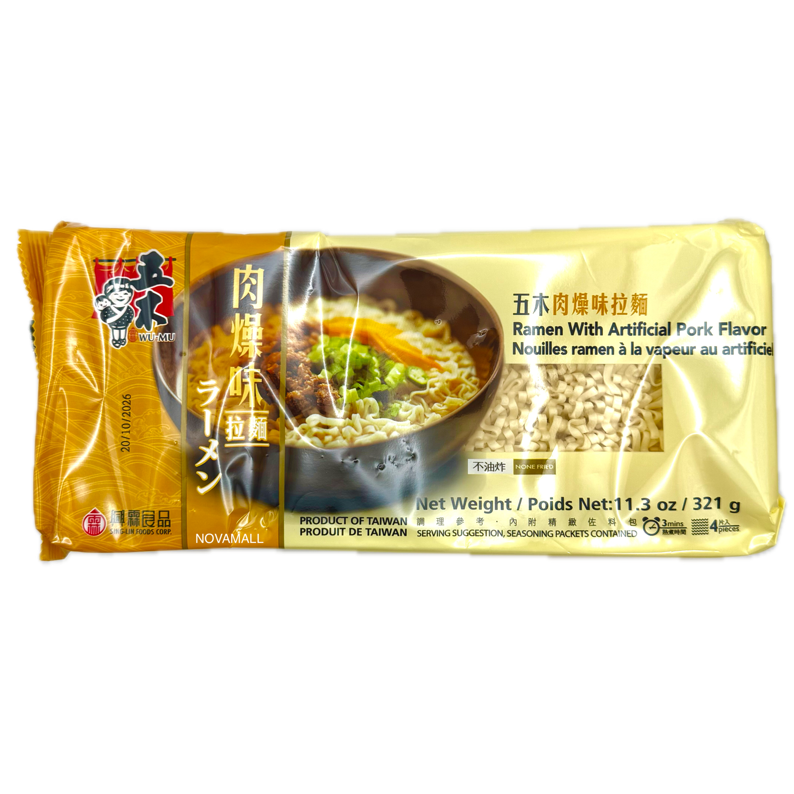 五木 肉燥味拉麵 (非油炸) 321g