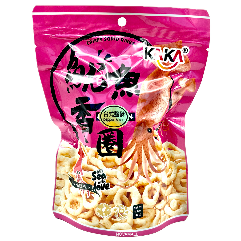 KAKA BBQ Ring Chips (Taiwanese Style Salt and Pepper Flavour) 40g