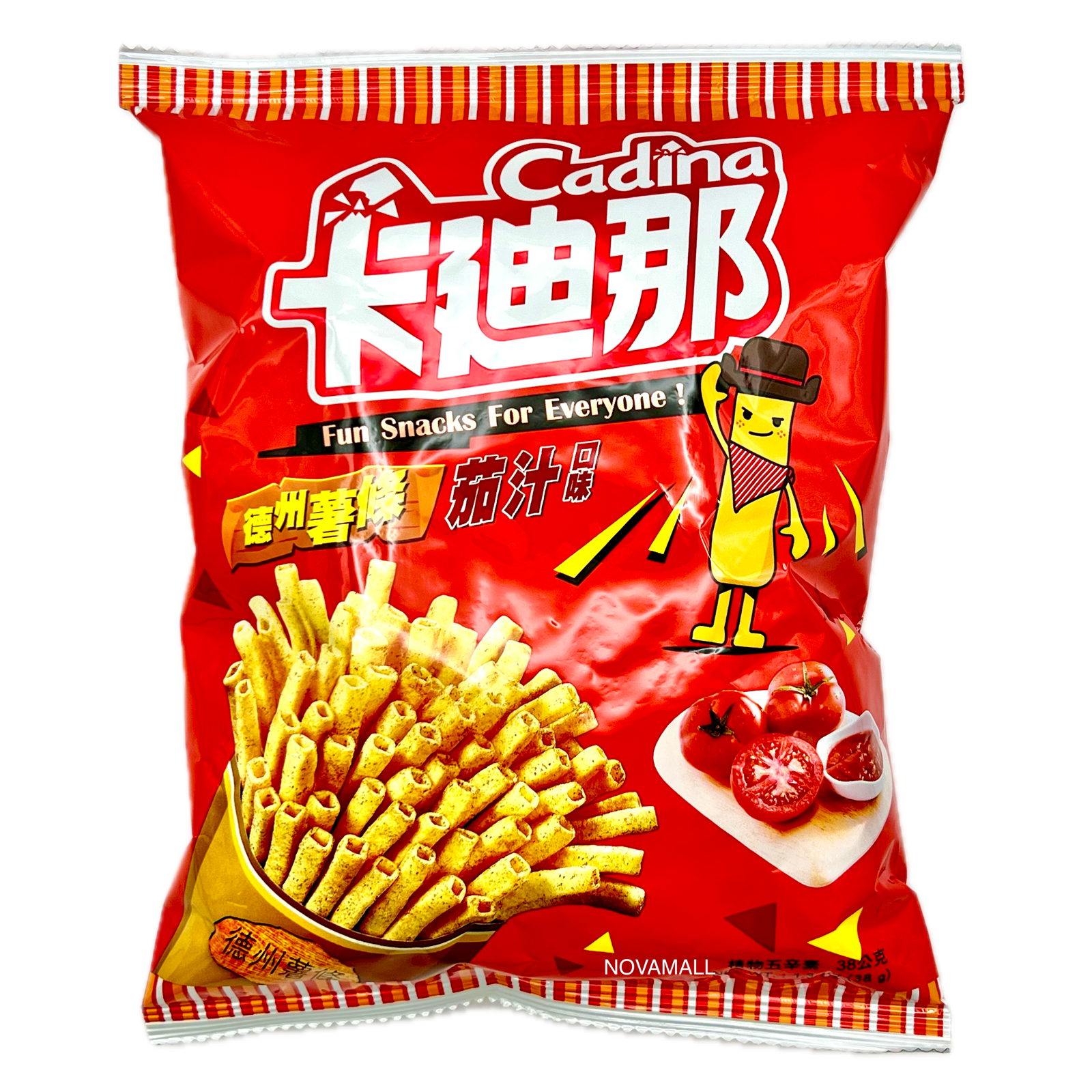 Cadina Texas Fries Tomato Flavour 38g