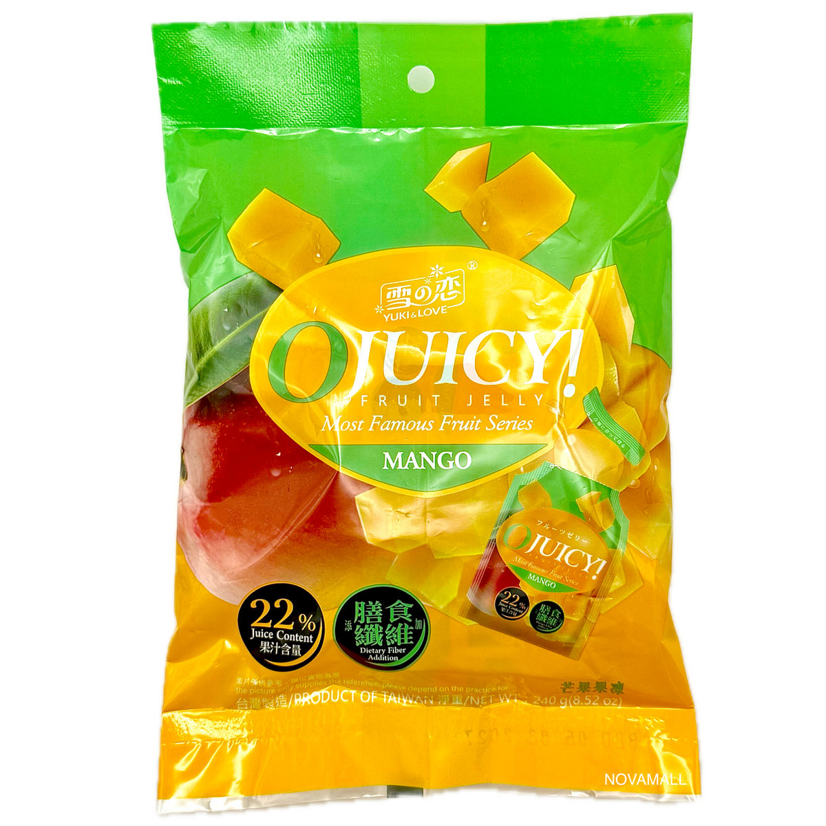 雪の戀 Ojuicy! 芒果味蒟蒻果凍 240g